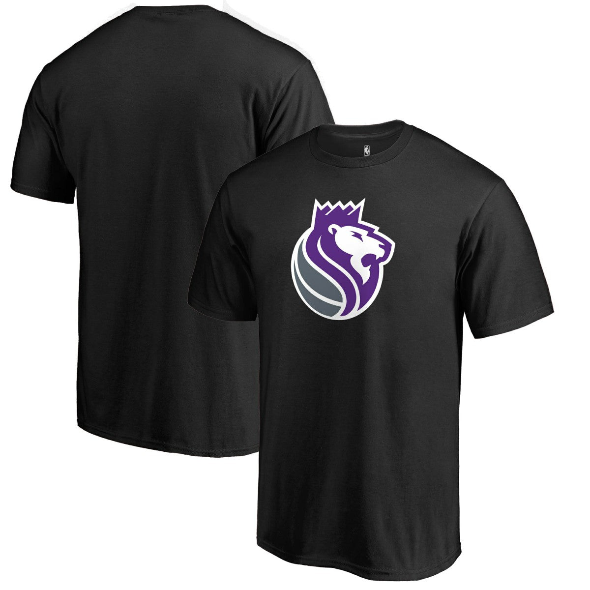Black Sacramento Kings Alternate Logo T-Shirt | NBA