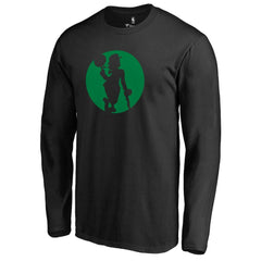 Black Boston Celtics Alternate Logo Long Sleeve T-Shirt | NBA