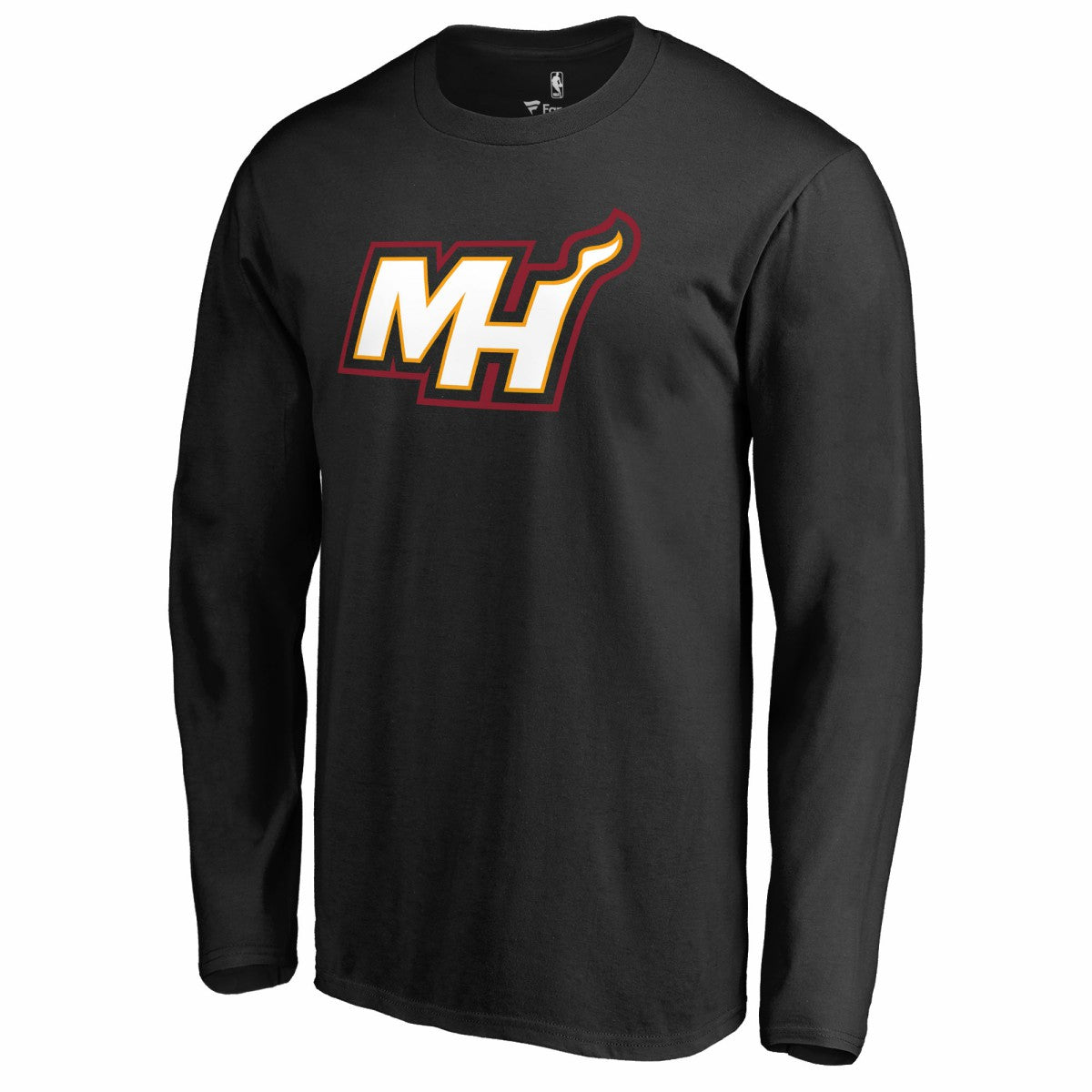 Black Miami Heat Alternate Logo Long Sleeve T-Shirt | NBA