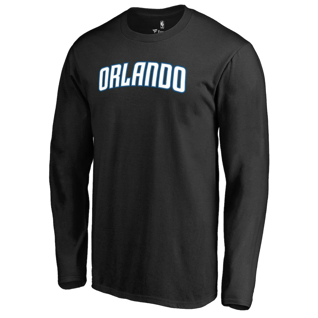 Black Orlando Magic Alternate Logo Long Sleeve T-Shirt | NBA