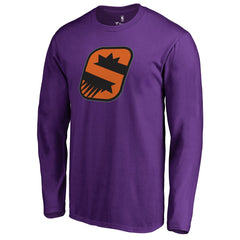 Purple Phoenix Suns Alternate Logo Long Sleeve T-Shirt | NBA