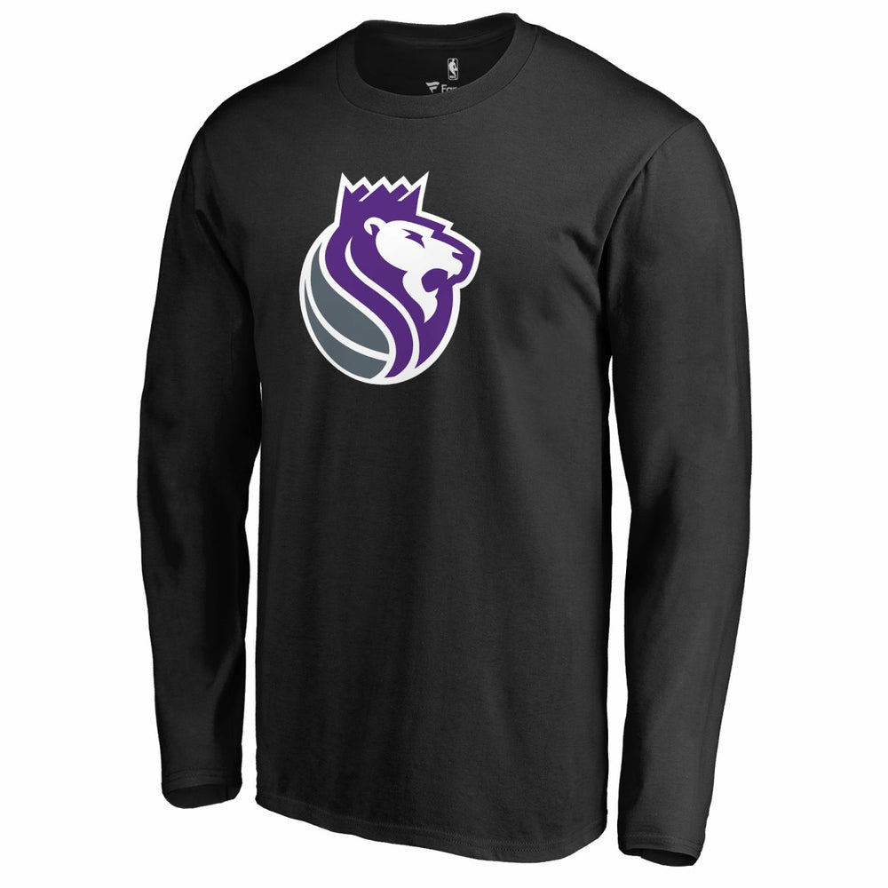 Black Sacramento Kings Alternate Logo Long Sleeve T-Shirt | NBA