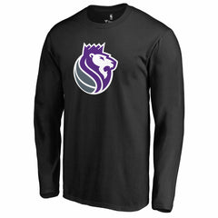 Black Sacramento Kings Alternate Logo Long Sleeve T-Shirt | NBA