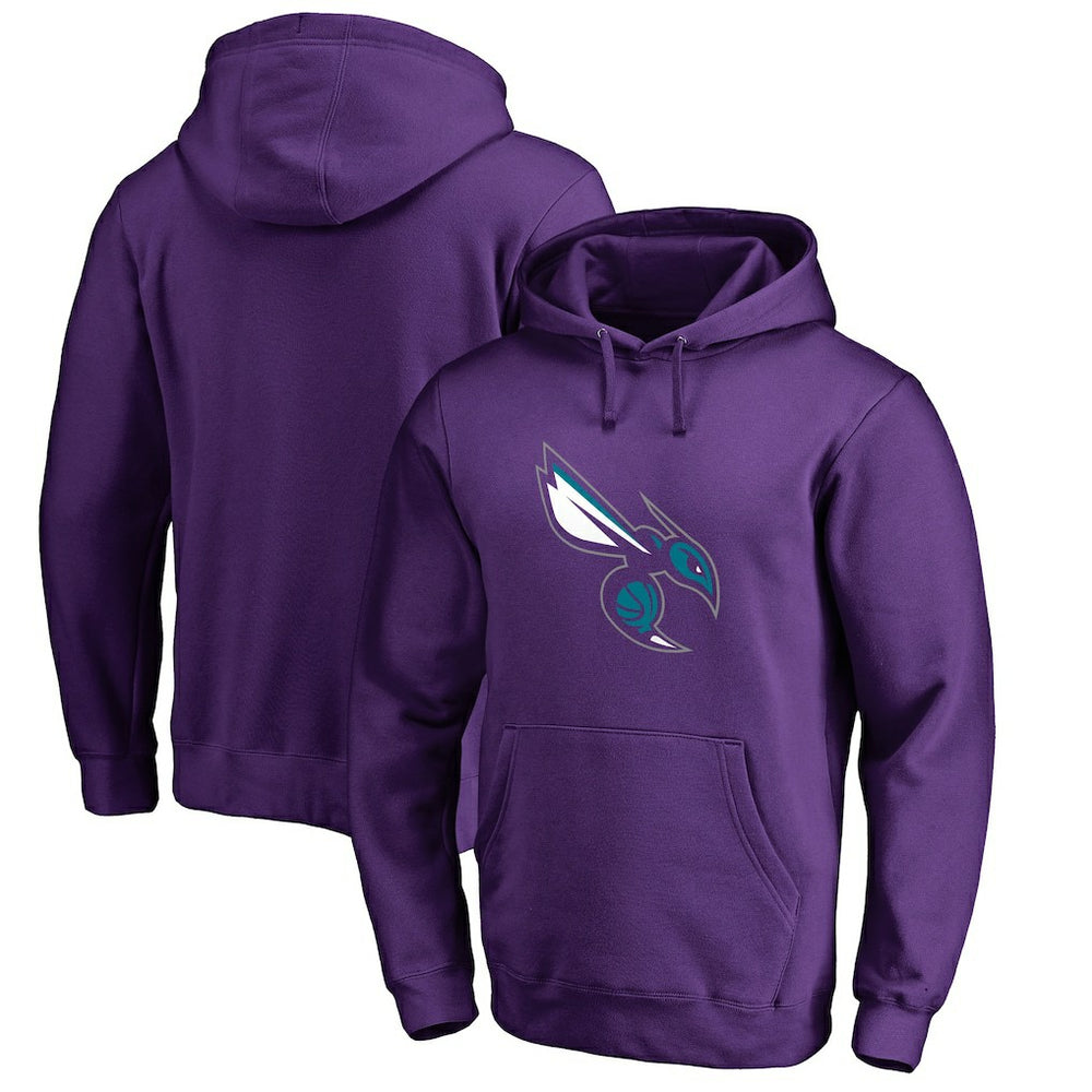 Purple Charlotte Hornets Alternate Logo Pullover Hoodie | NBA