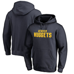 Navy Denver Nuggets Wordmark Pullover Hoodie sale | NBA
