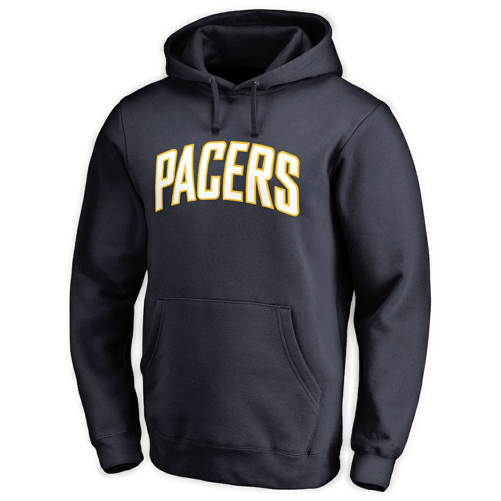 Navy Indiana Pacers Wordmark Pullover Hoodie | NBA