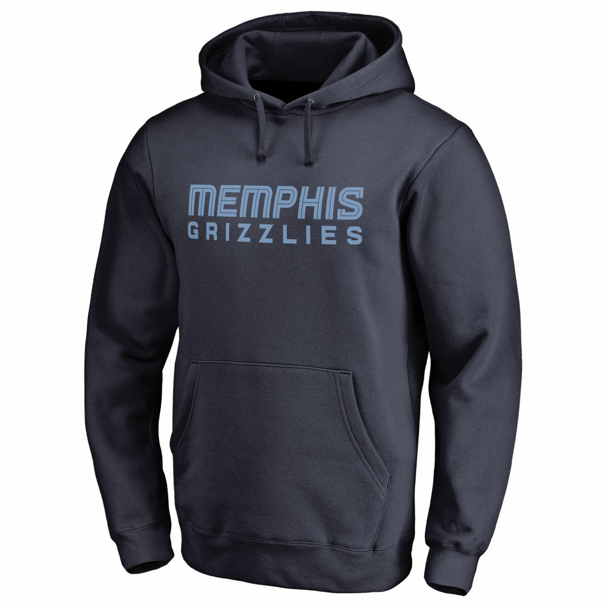 Navy Memphis Grizzlies Wordmark Pullover Hoodie | NBA