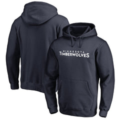 Navy Minnesota Timberwolves Wordmark Pullover Hoodie | NBA