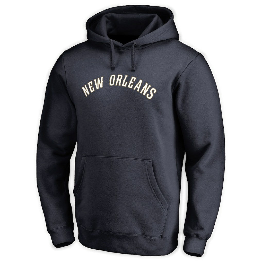 Navy New Orleans Pelicans Wordmark Pullover Hoodie | NBA