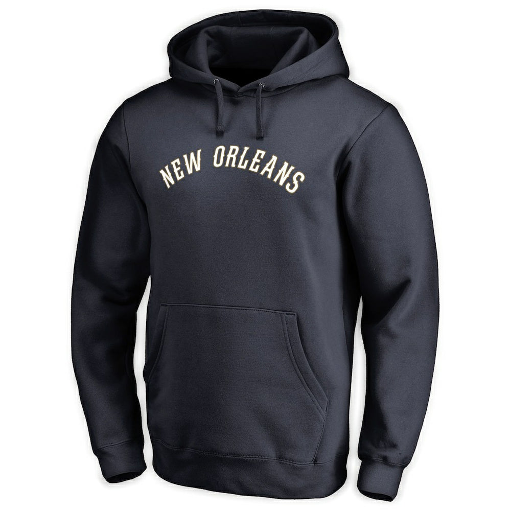 Navy New Orleans Pelicans Wordmark Pullover Hoodie | NBA