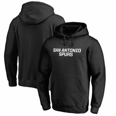 Black San Antonio Spurs Wordmark Pullover Hoodie | NBA