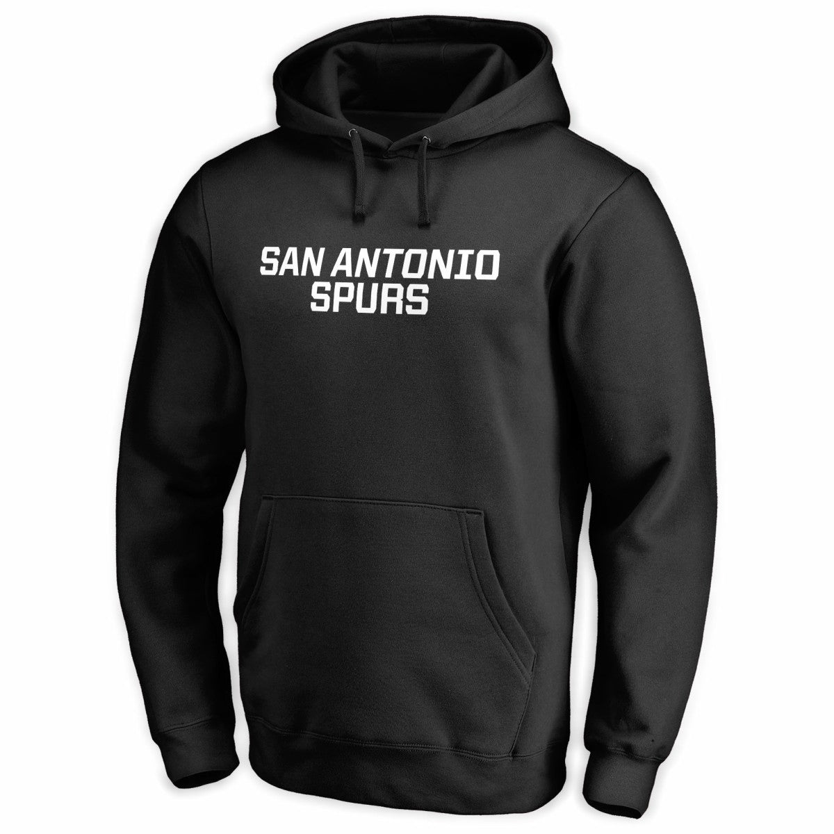Black San Antonio Spurs Wordmark Pullover Hoodie | NBA
