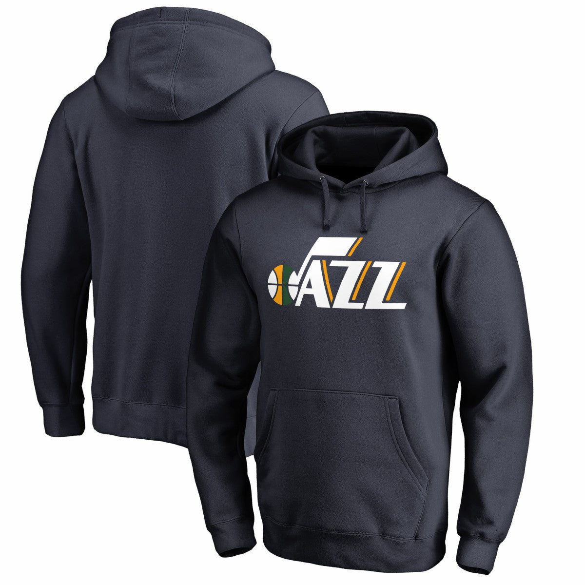 Navy Utah Jazz Wordmark Pullover Hoodie | NBA