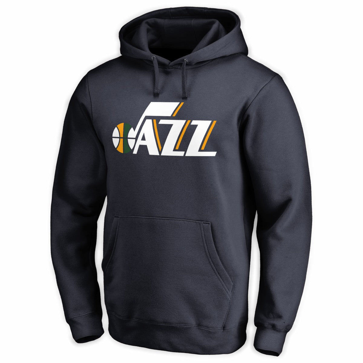 Navy Utah Jazz Wordmark Pullover Hoodie | NBA