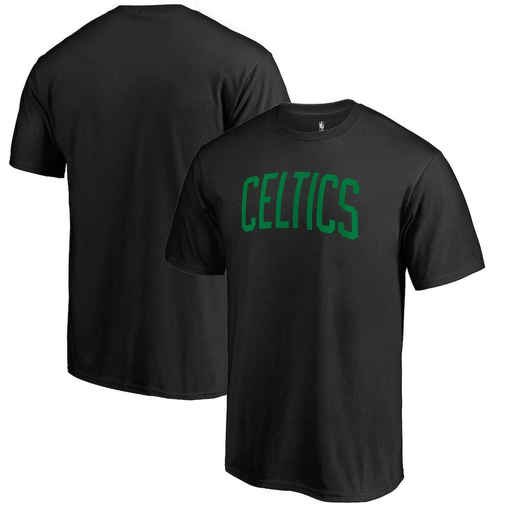 Black Boston Celtics Primary Wordmark II T-Shirt | NBA