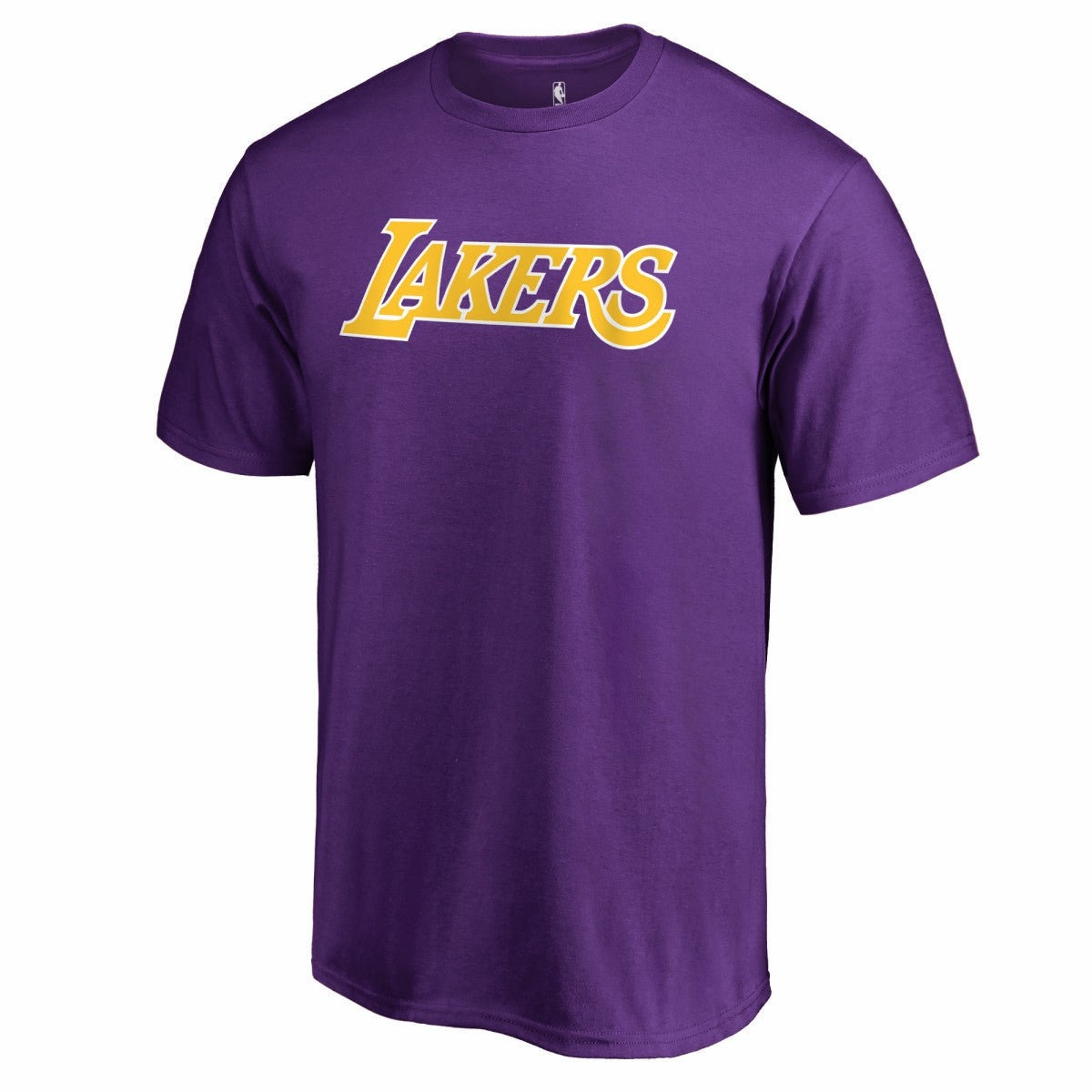 Purple Los Angeles Lakers Primary Wordmark T-Shirt | NBA
