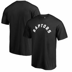 Black Toronto Raptors Primary Wordmark T-Shirt | NBA