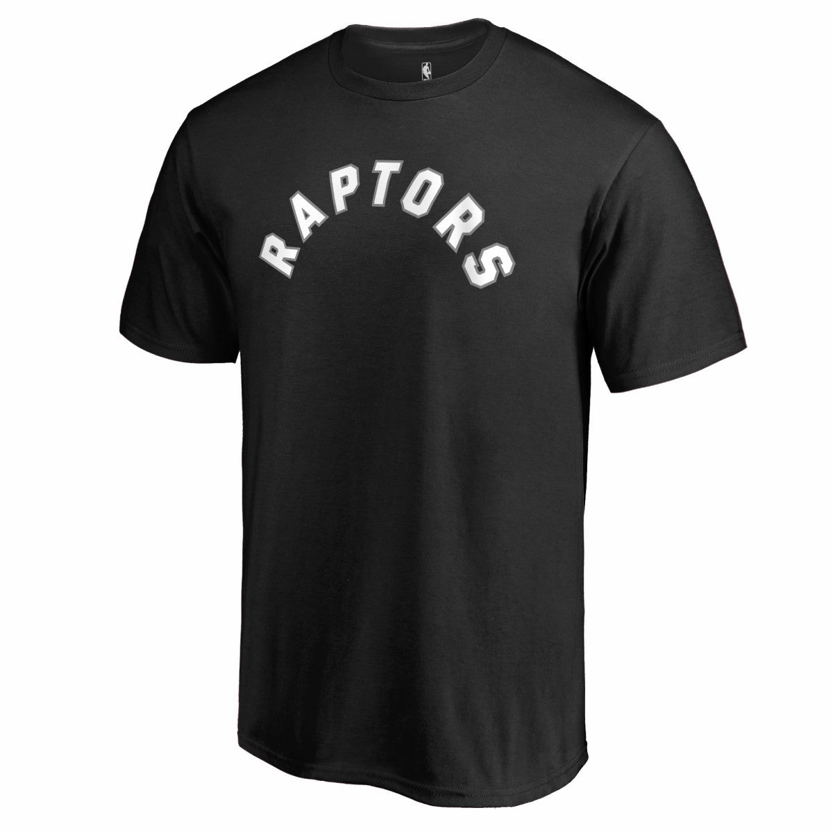 Black Toronto Raptors Primary Wordmark T-Shirt | NBA