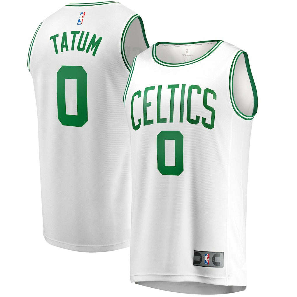 Association Edition Jayson Tatum Boston Celtics Fast Break Replica Away Jersey White | NBA