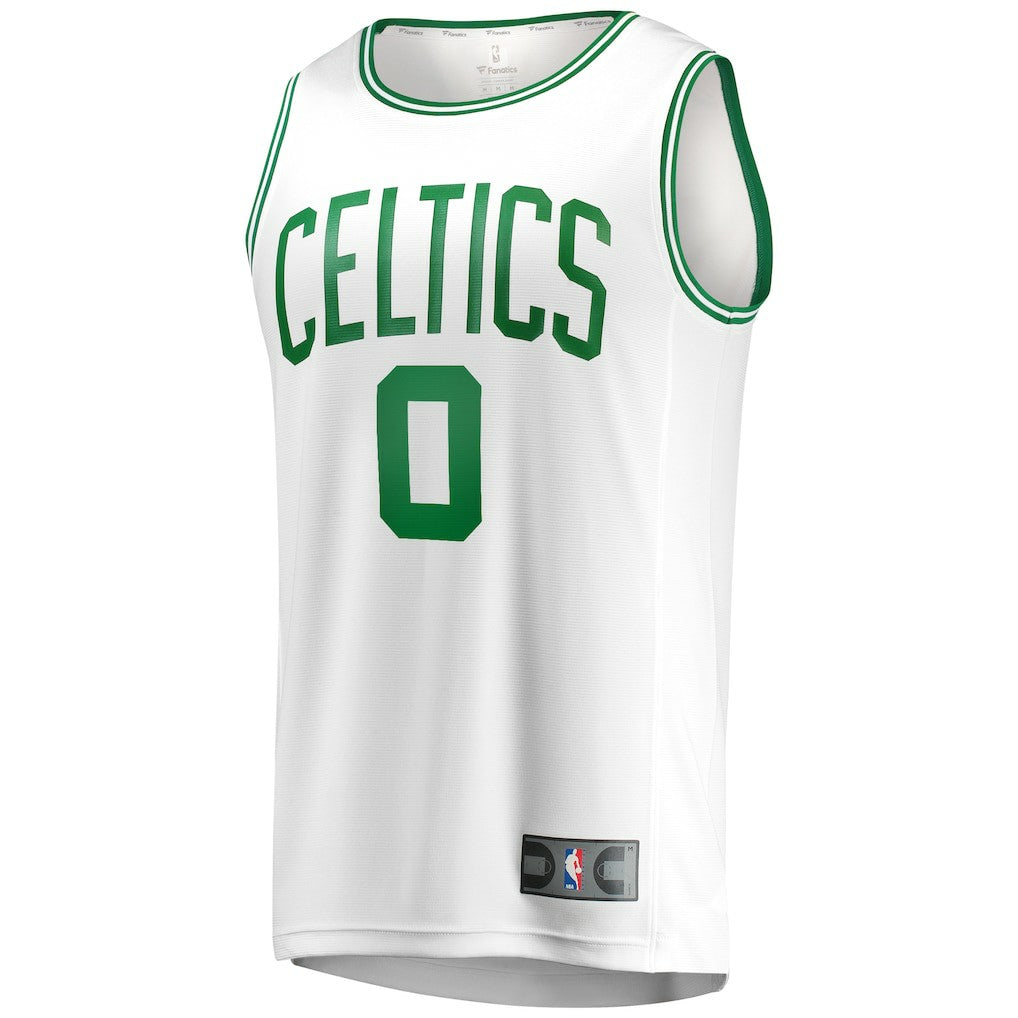 Association Edition Jayson Tatum Boston Celtics Fast Break Replica Away Jersey White | NBA