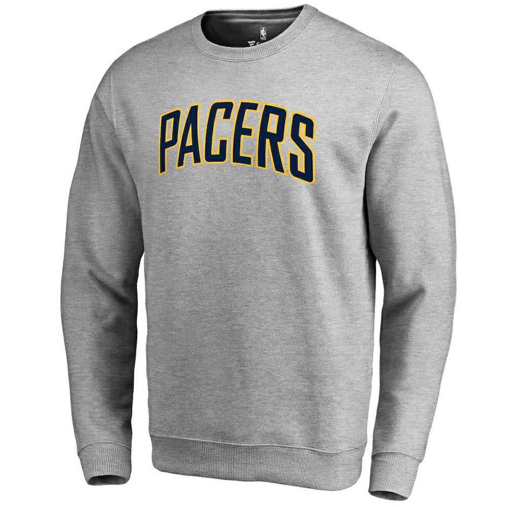 Heathered Gray Indiana Pacers Wordmark Pullover Sweatshirt | NBA