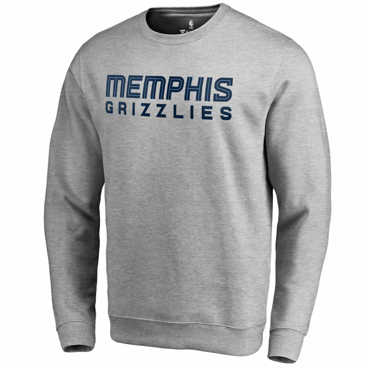Heathered Gray Memphis Grizzlies Wordmark Pullover Sweatshirt | NBA