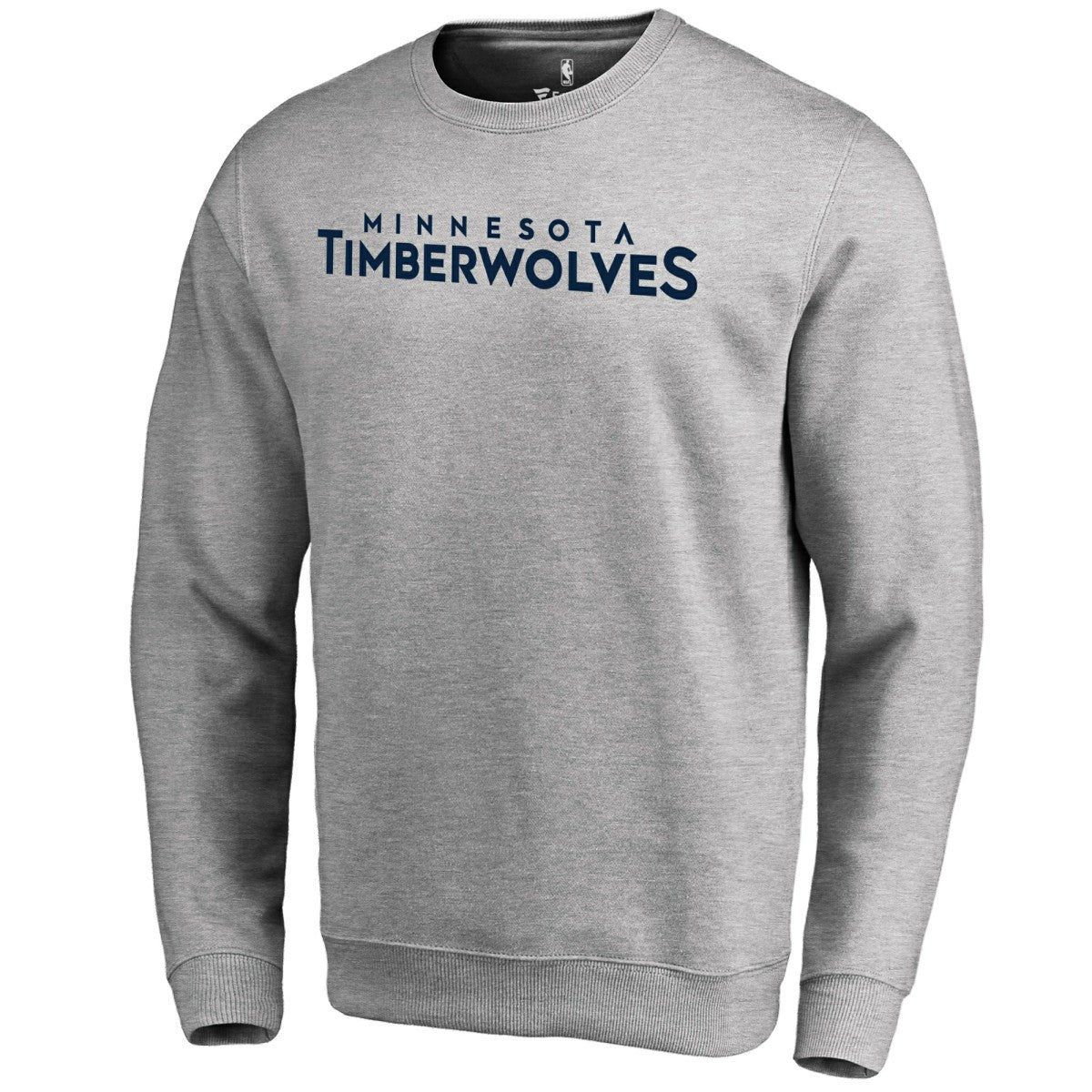 Heathered Gray Minnesota Timberwolves Wordmark Pullover Sweatshirt | NBA