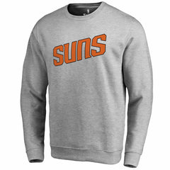 Heathered Gray Phoenix Suns Wordmark Pullover Sweatshirt | NBA