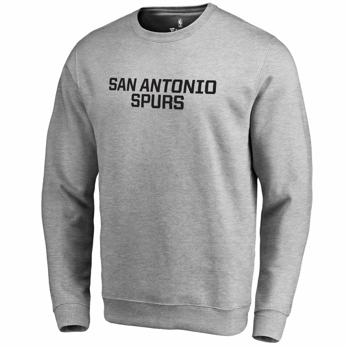 Heathered Gray San Antonio Spurs Wordmark Pullover Sweatshirt | NBA