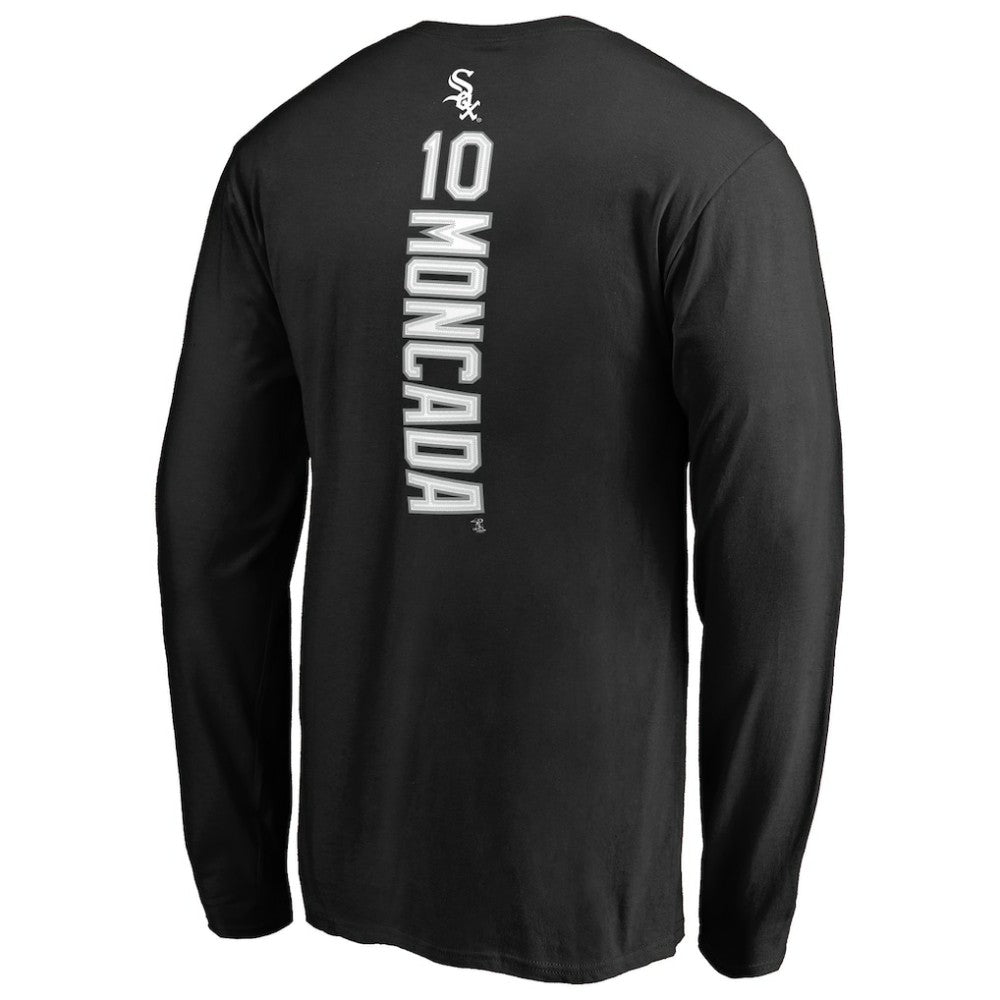 Yoan Moncada Chicago White Sox Backer Long Sleeve T-Shirt - MLB T-shirts