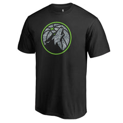 Black Minnesota Timberwolves Static Logo T-Shirt | NBA