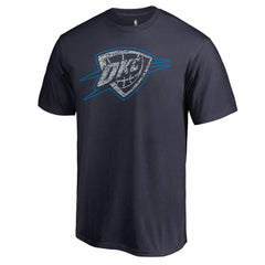 Navy Oklahoma City Thunder Static Logo T-Shirt | NBA