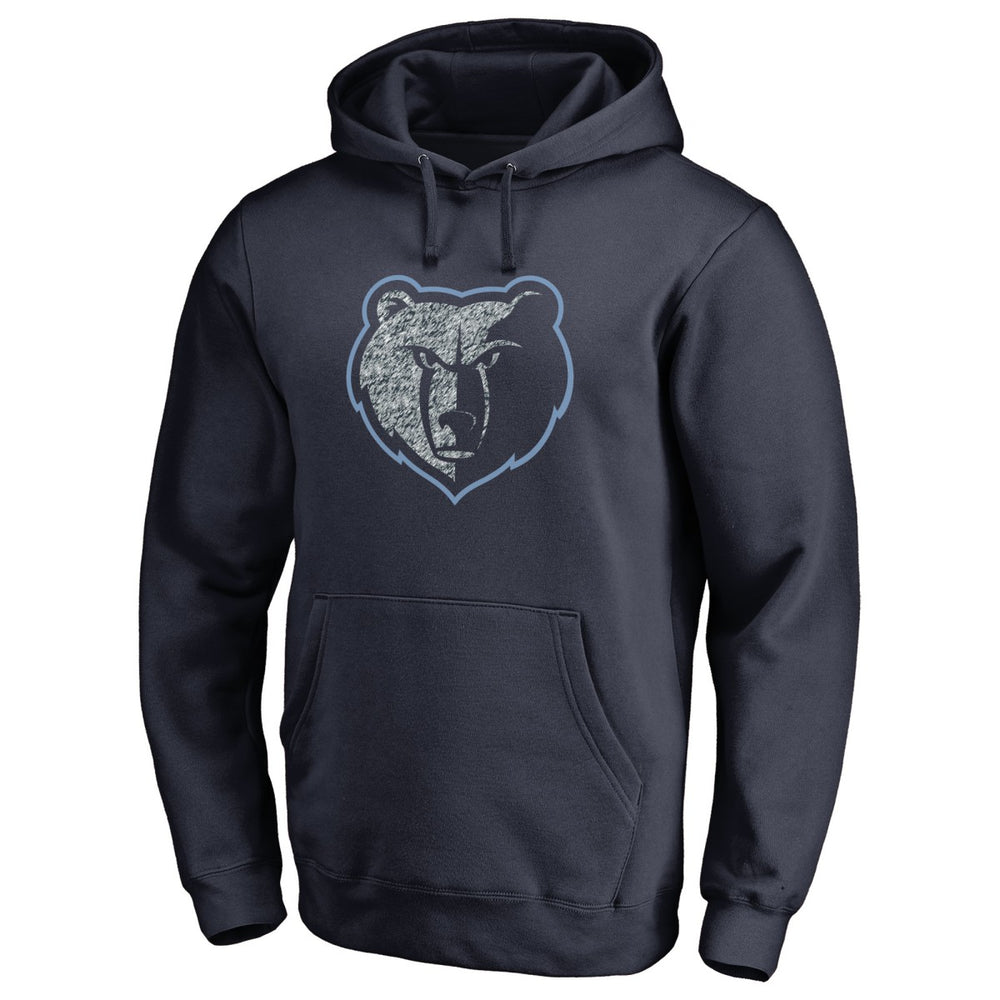 Navy Memphis Grizzlies Static Logo Pullover Hoodie | NBA