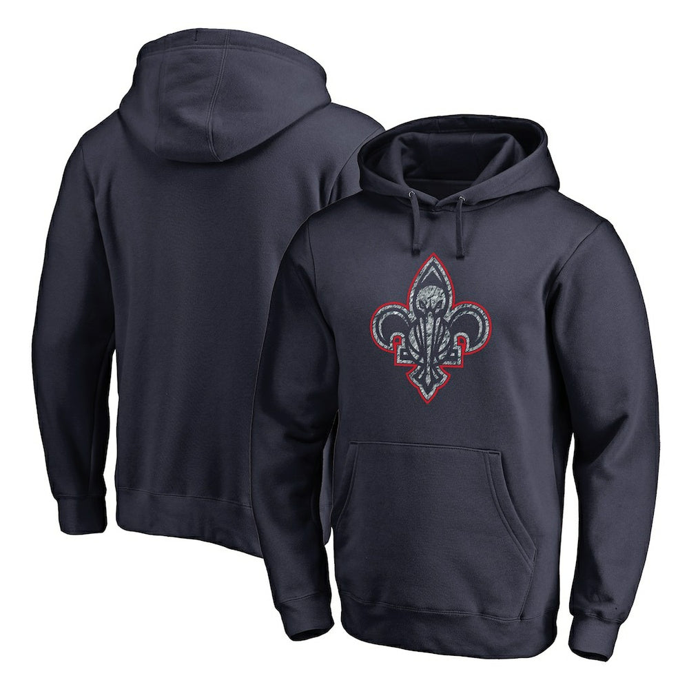 Navy New Orleans Pelicans Static Logo Pullover Hoodie | NBA
