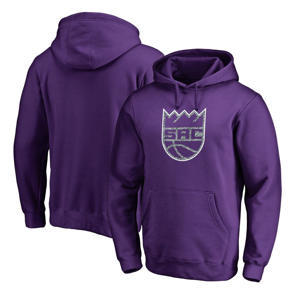 Purple Sacramento Kings Static Logo Pullover Hoodie | NBA