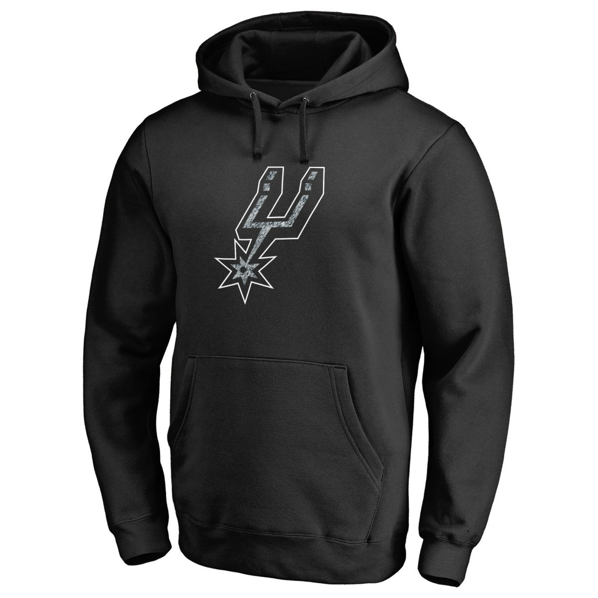 Black San Antonio Spurs Static Logo Pullover Hoodie | NBA