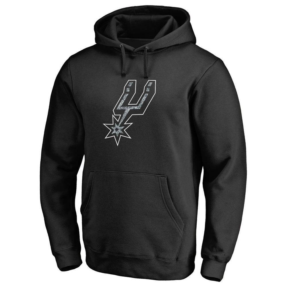 Black San Antonio Spurs Static Logo Pullover Hoodie | NBA