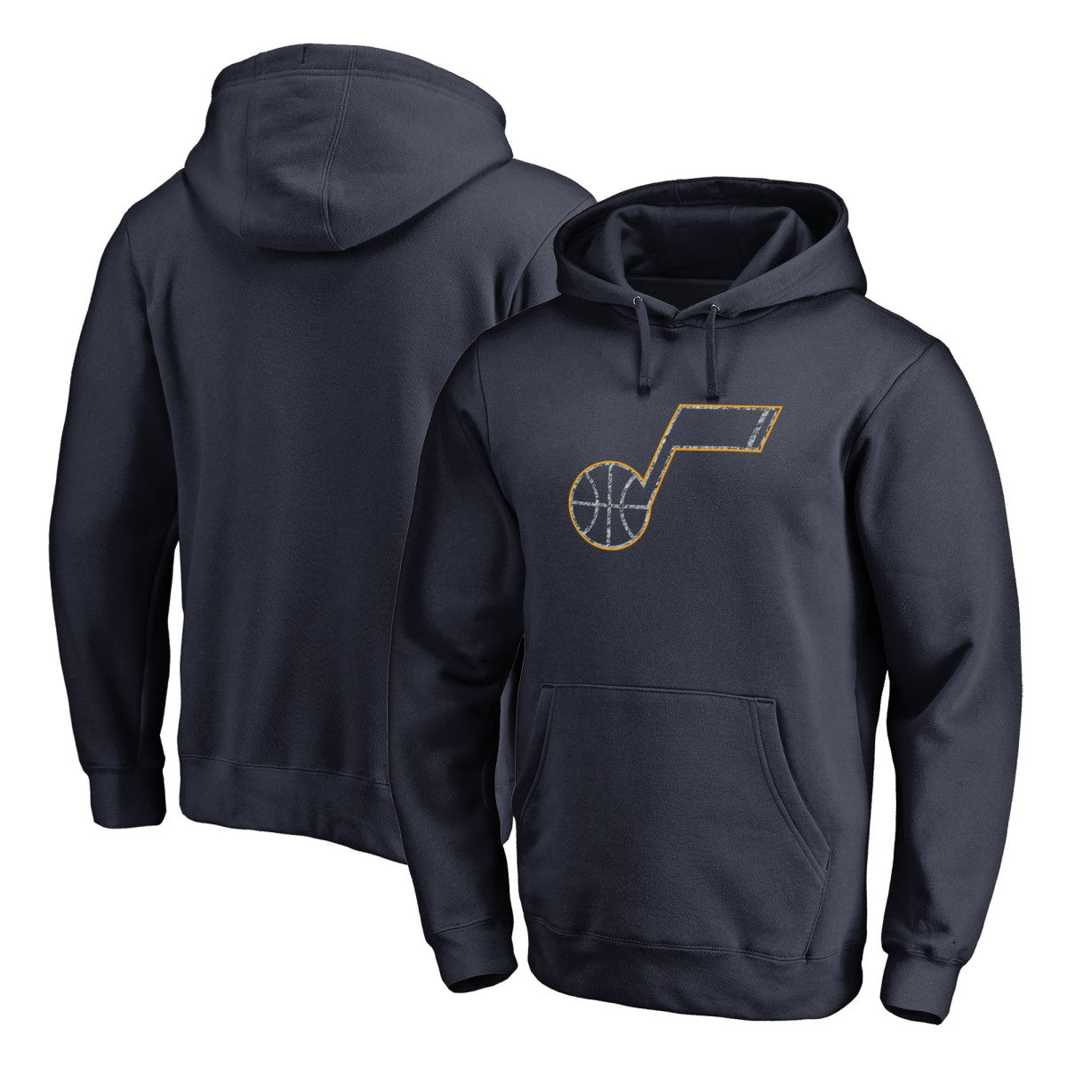 Navy Utah Jazz Static Logo Pullover Hoodie | NBA