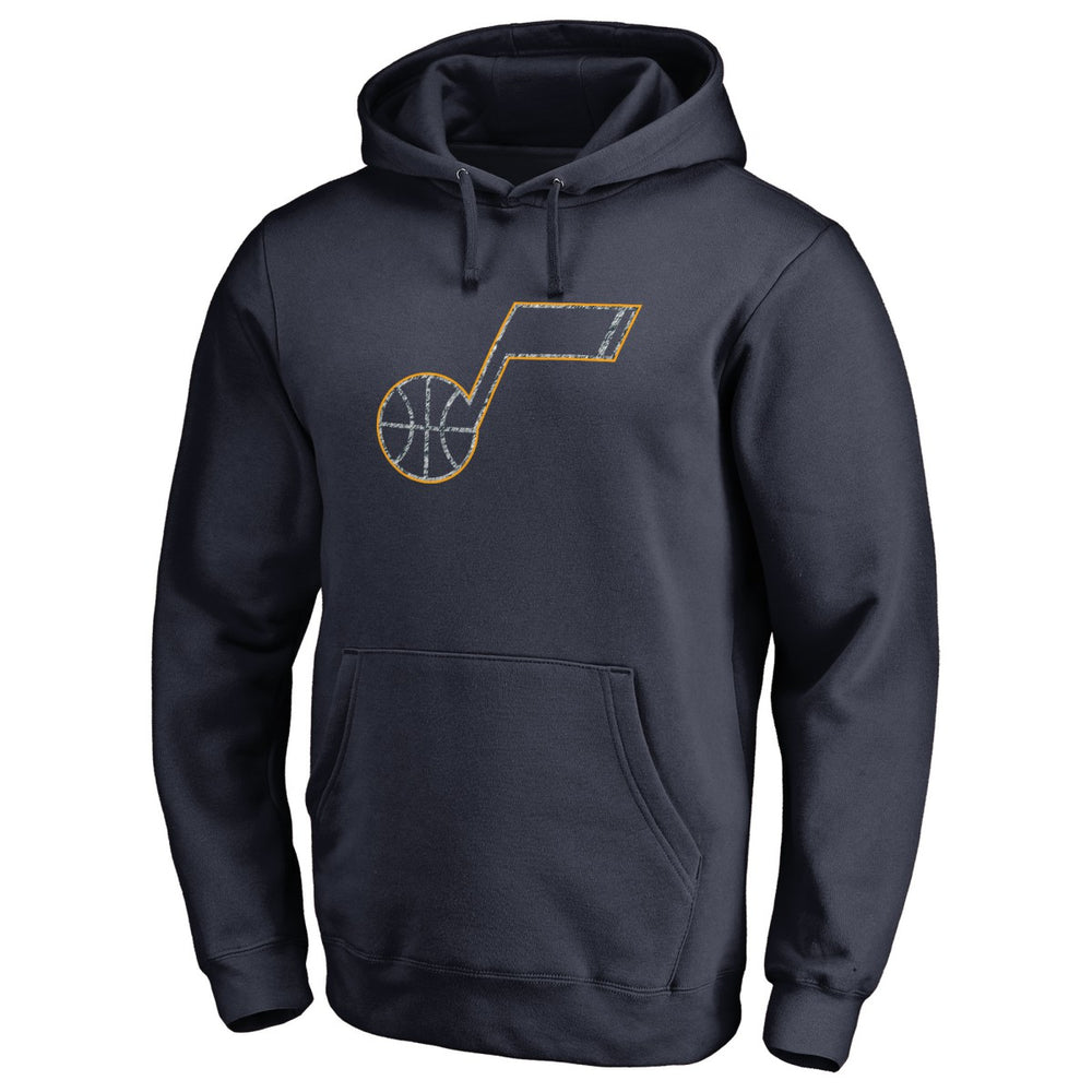 Navy Utah Jazz Static Logo Pullover Hoodie | NBA