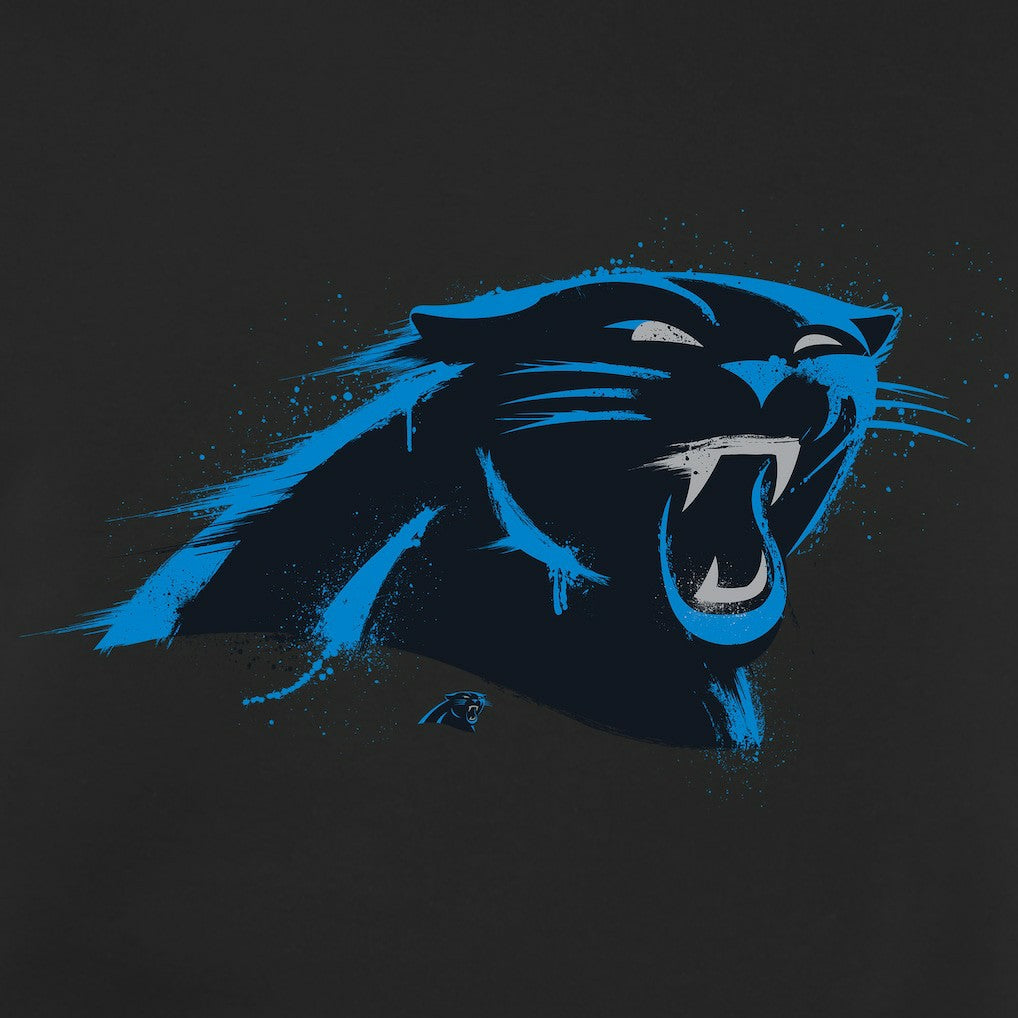 Carolina Panthers Splatter Logo Pullover Hoodie | NFL Outlet