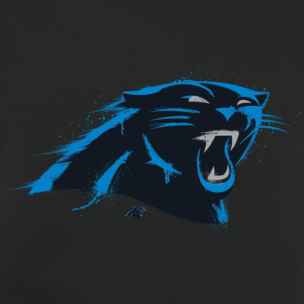 Carolina Panthers Splatter Logo Pullover Hoodie | NFL Outlet