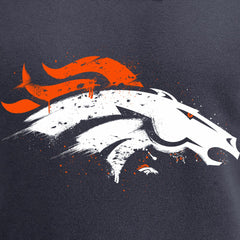 Denver Broncos Splatter Logo Pullover Hoodie | NFL Sale