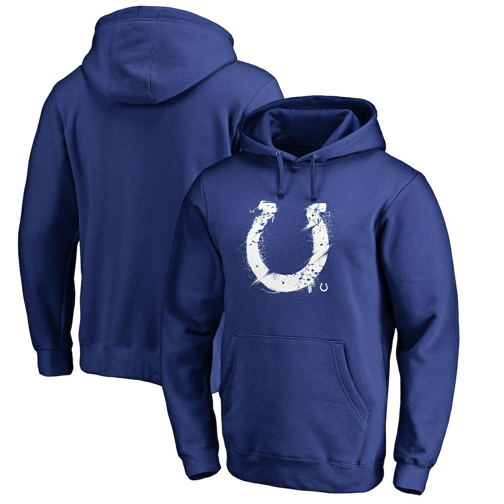 Indianapolis Colts Splatter Logo Pullover Hoodie | NFL On sale