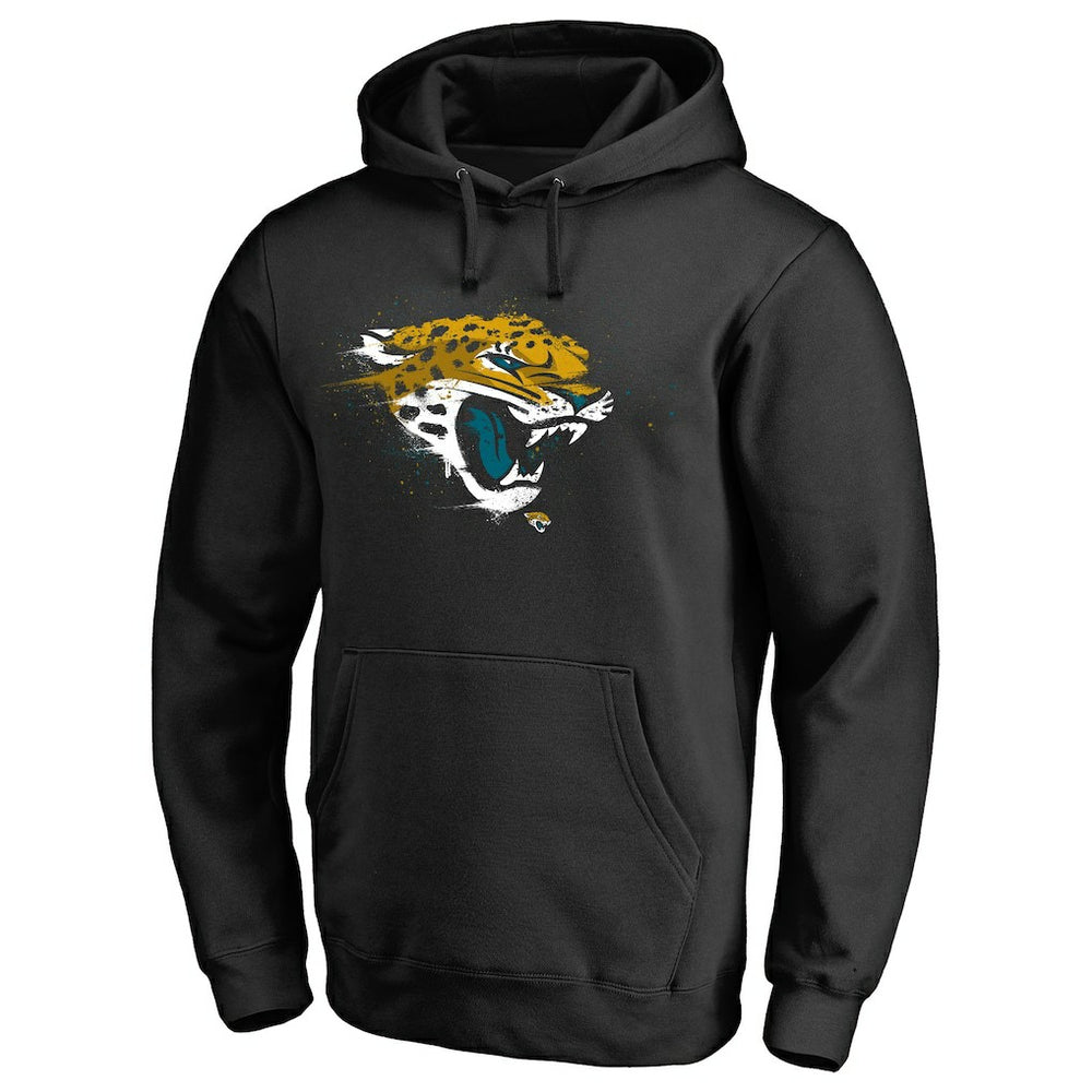 Jacksonville Jaguars Splatter Logo Pullover Hoodie | NFL On sale