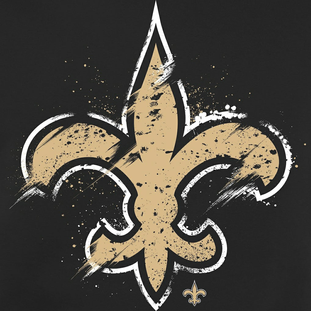 New Orleans Saints Splatter Logo Pullover Hoodie | NFL Online