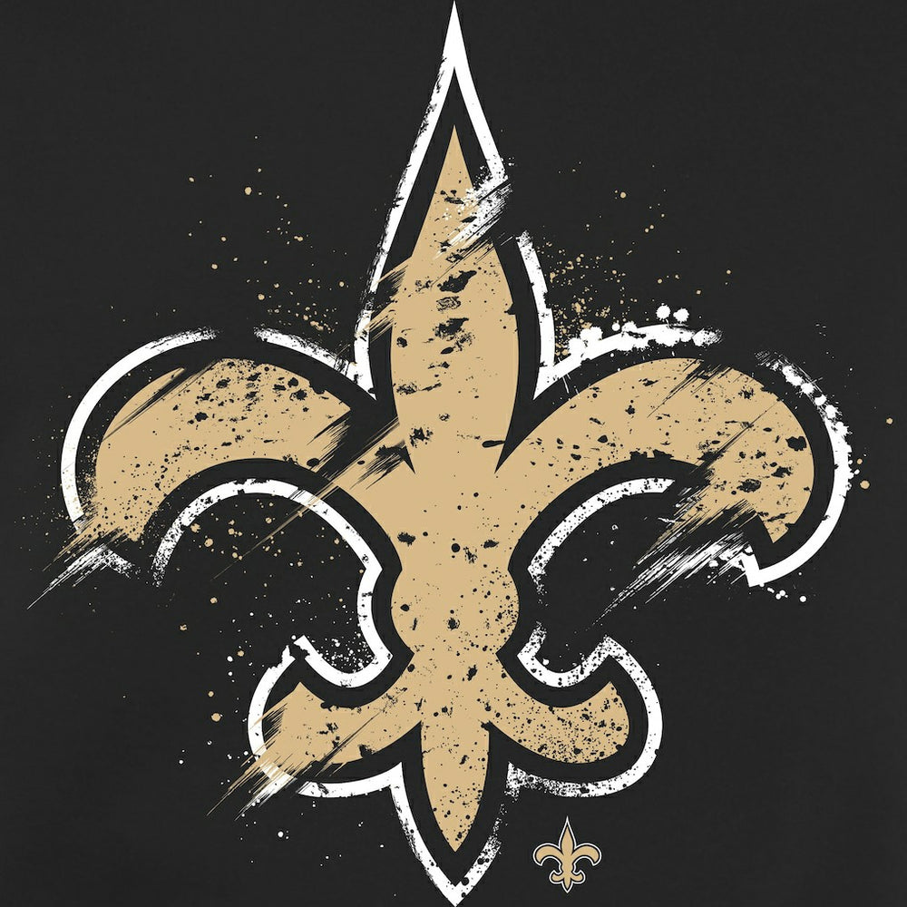 New Orleans Saints Splatter Logo Pullover Hoodie | NFL Online