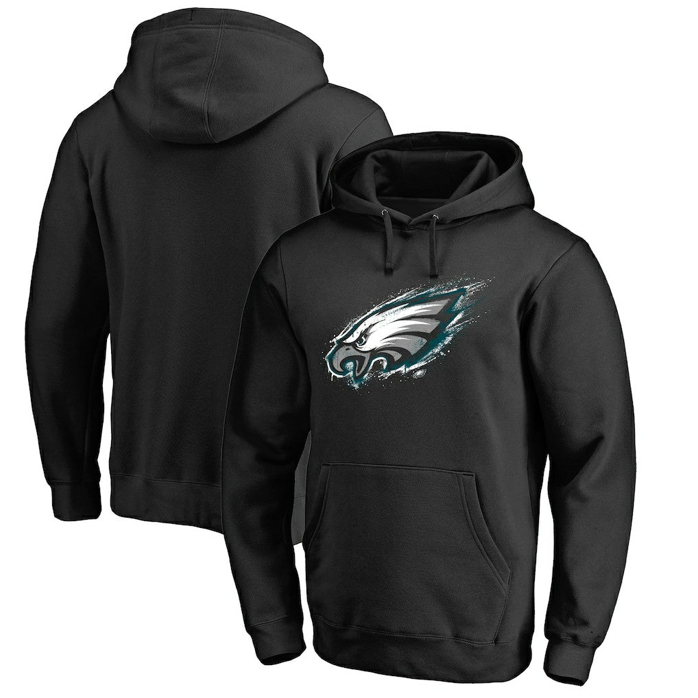 Philadelphia Eagles Splatter Logo Pullover Hoodie | NFL New