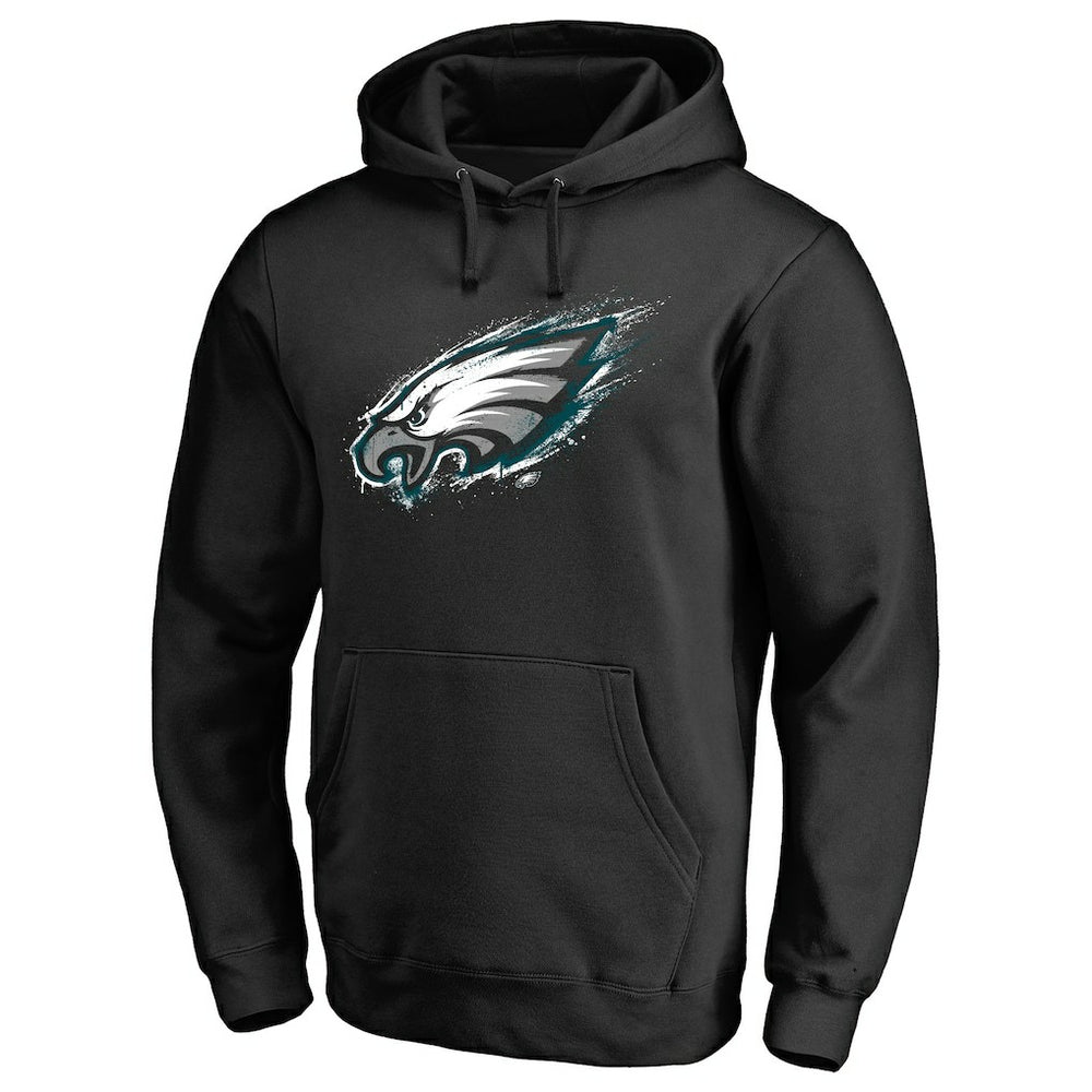 Philadelphia Eagles Splatter Logo Pullover Hoodie | NFL New