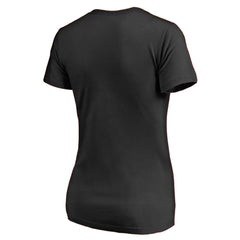 Boston Bruins Women's Splatter Logo V-Neck T-Shirt -  NHL T-shirts