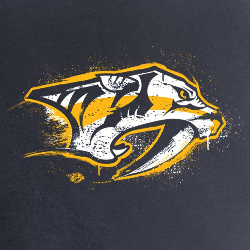 Nashville Predators Women's Splatter Logo V-Neck T-Shirt -  NHL T-shirts